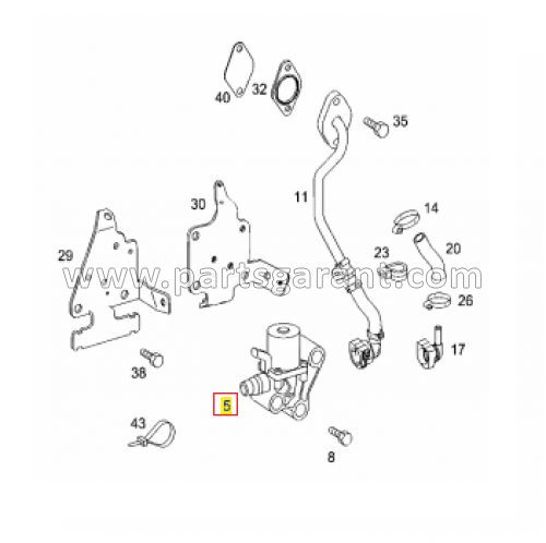 Adblue valve Mercedes-Benz Actros