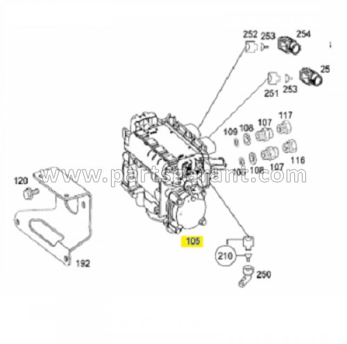 Mercedes-Benz Actros EBS modulator