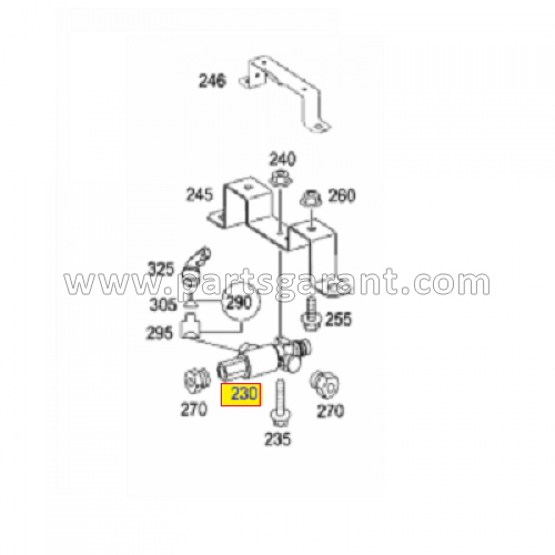 Solenoid valve Mercedes-Benz Actros