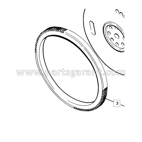 JCB 3CX flywheel crown