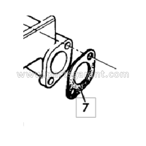 Intake manifold gasket JCB 3CX