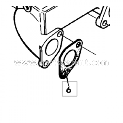 Intake manifold gasket JCB 3CX