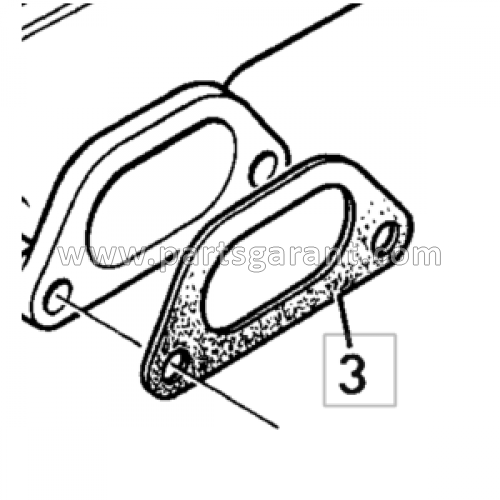 Intake manifold gasket JCB 3CX