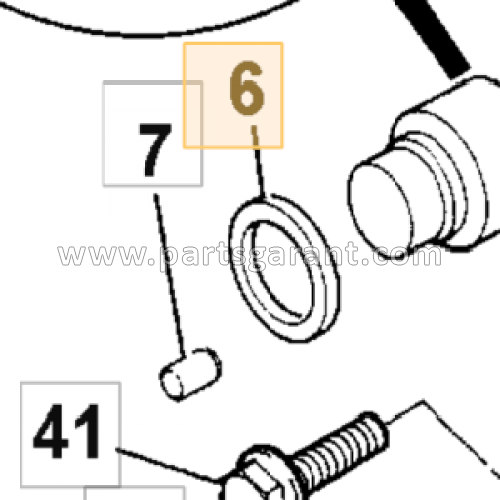 Camshaft washer JCB 3CX