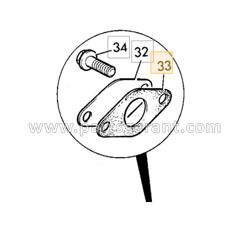 Gasket JCB 3CX