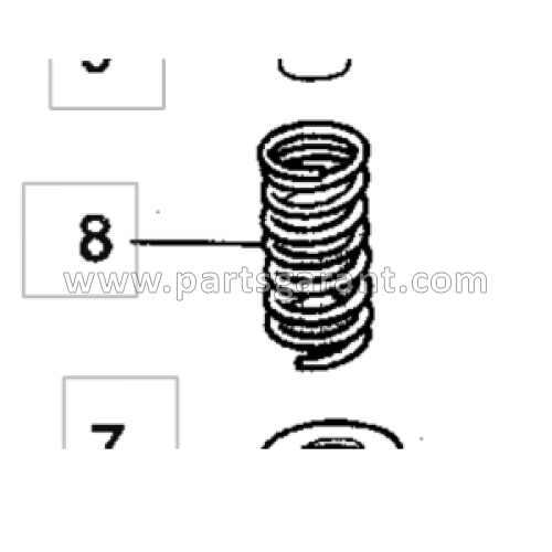 Valve spring JCB 3CX