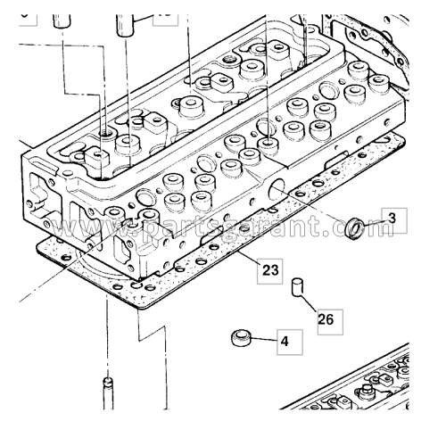 Head gasket JCB 3CX