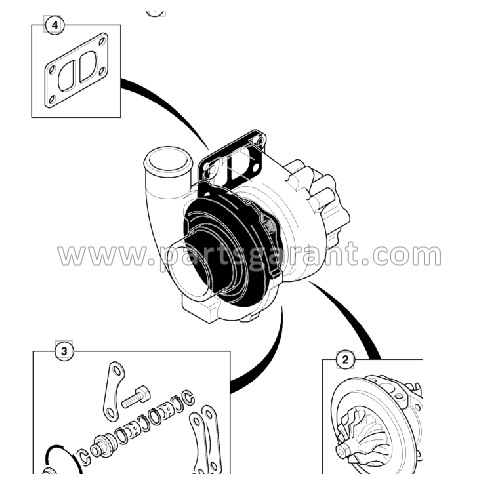 Turbocharger (90BHP) JCB 3CX