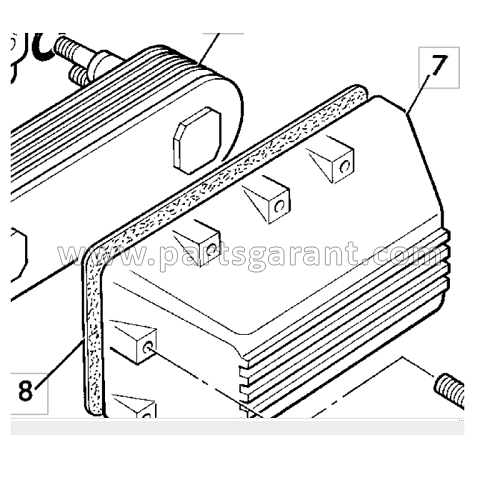 JCB 3CX heat exchanger gasket