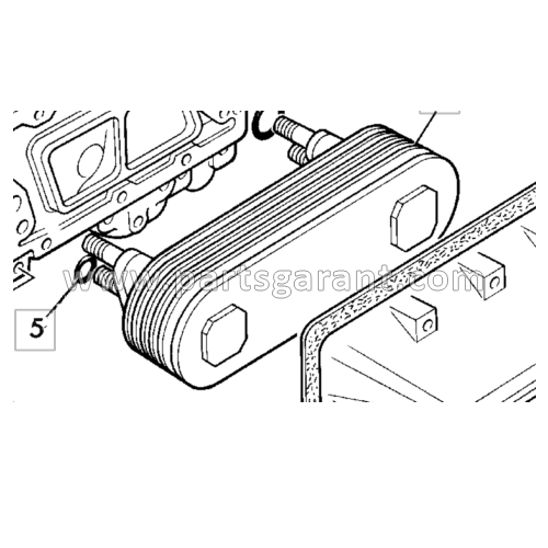 Heat exchanger JCB 3CX