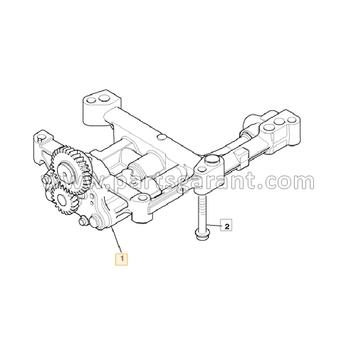 JCB 4CX oil pump