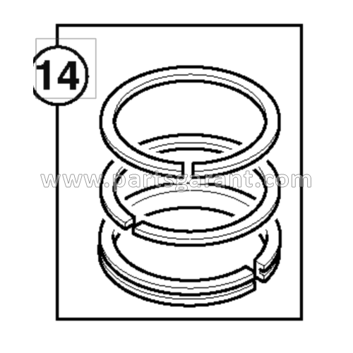 JCB 4CX Piston Ring Set