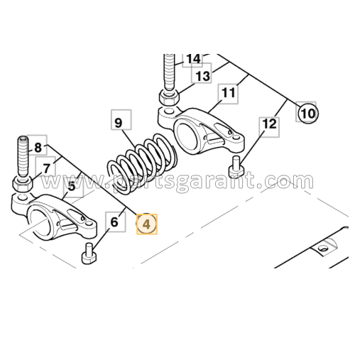 Left rocker JCB 4CX