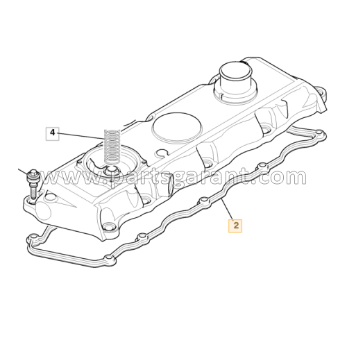 JCB 4CX Valve Cover Gasket