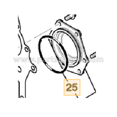 JCB 4CX rear timing cover ring