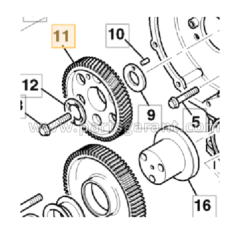 JCB 4CX Camshaft Gear