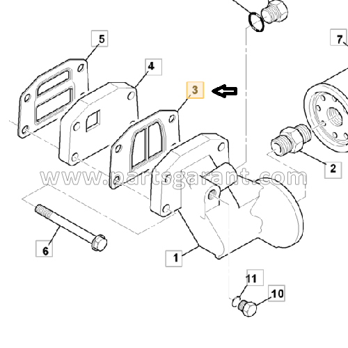 Gasket JCB 4CX