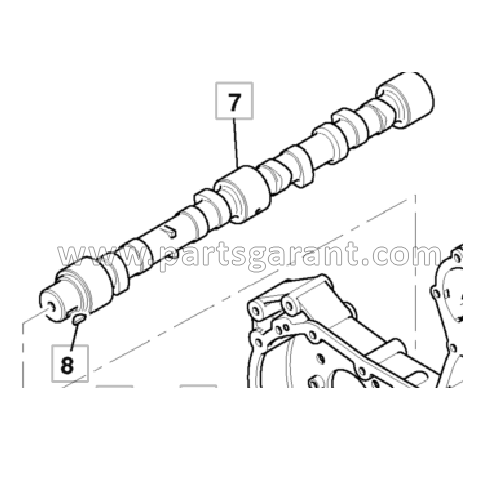 JCB 4CX camshaft