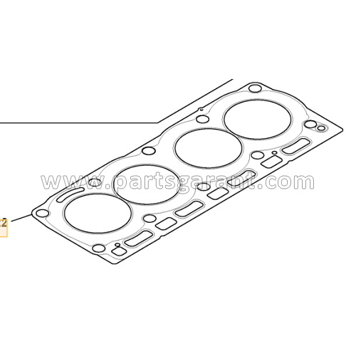 Head gasket JCB 4CX