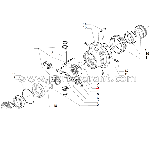 Pin D8x45