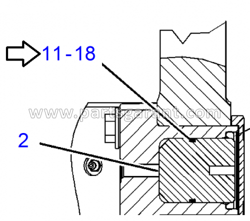 Caterpillar 434E piston ring