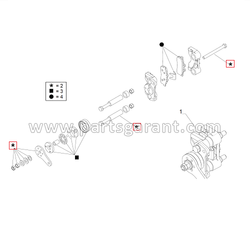 Caliper repair kit