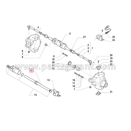 Steering cylinder