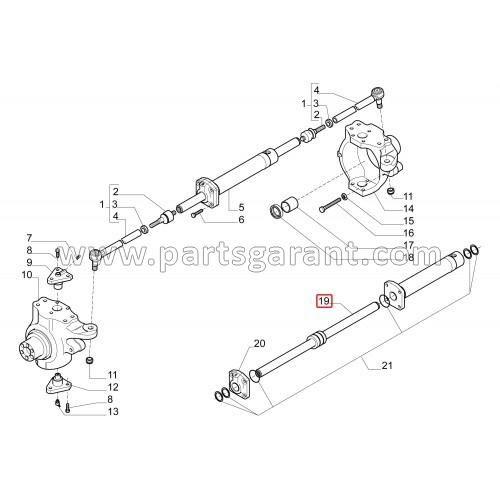 Steering knuckle shaft