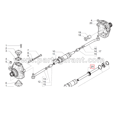 Steering cylinder