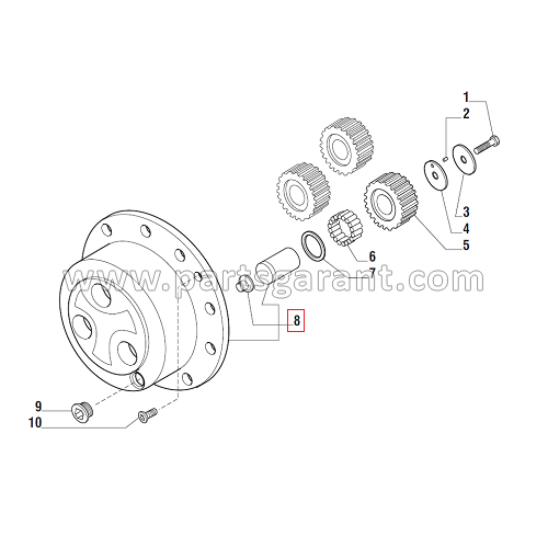 Planetary gear housing