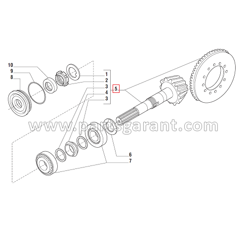 Ring and pinion set