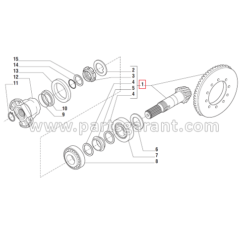 Ring and pinion set