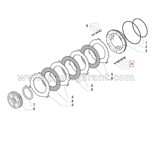 Set of springs