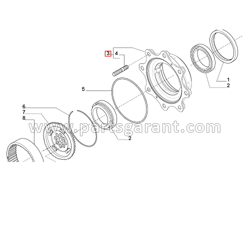 Hub housing