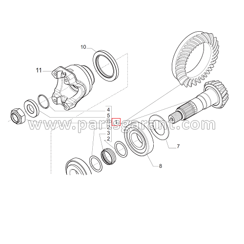 Ring and pinion set