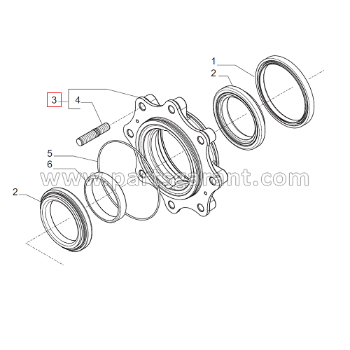 Hub housing