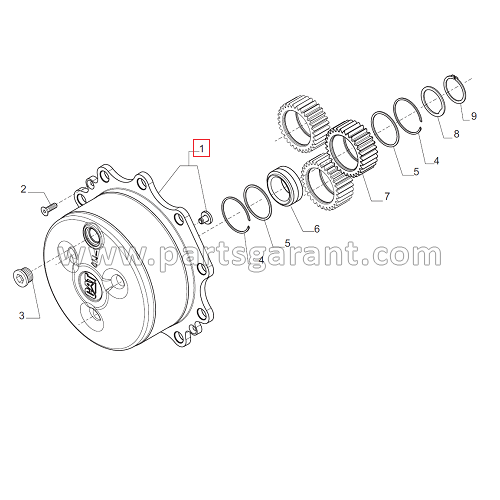 Planetary gear housing