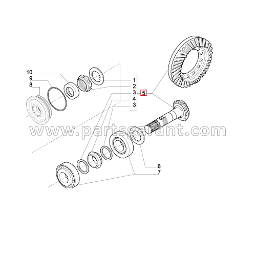 Ring and pinion set