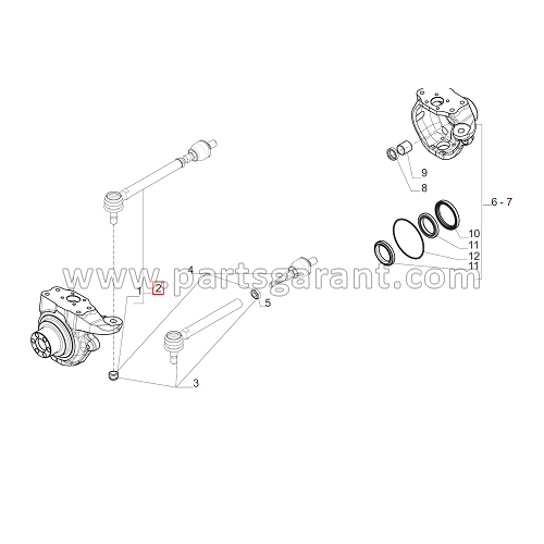 Steering rod assembly