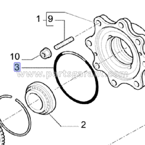 New Holland LB110B hub ring