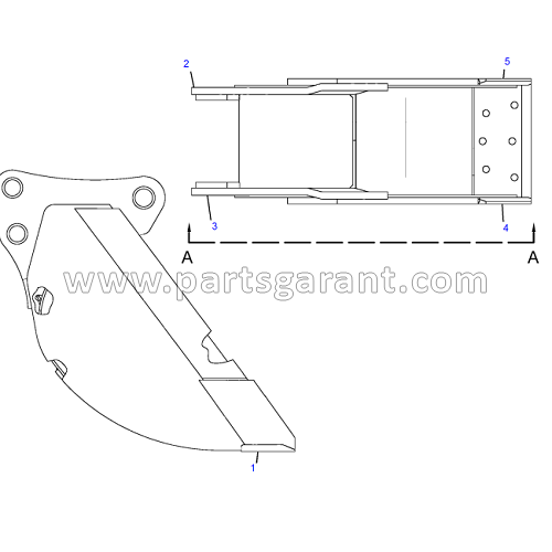 Bucket (305 mm) Caterpillar 434E