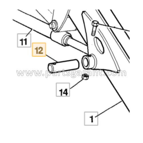 JCB 4CX stick pin