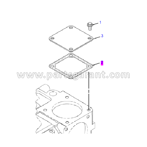 Caterpillar 428 E Intake Manifold Gasket