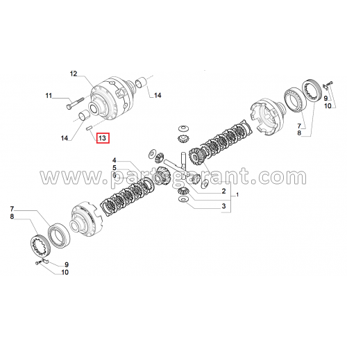 Differential pin