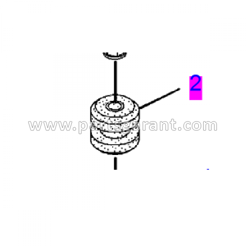 Cabin cushion front Caterpillar 434E