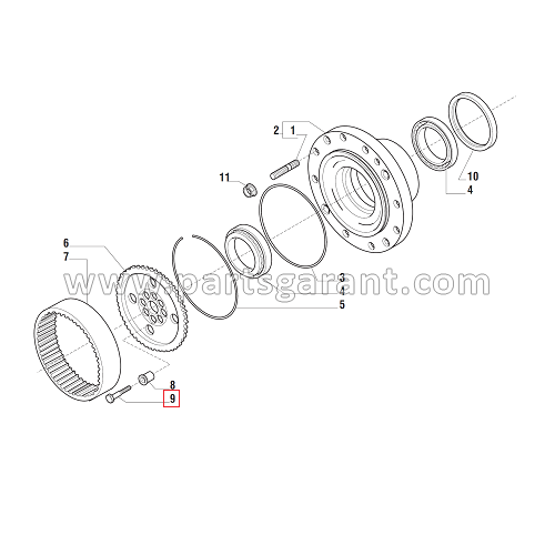 Bolt M14x1.5x65