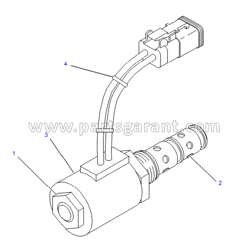 Caterpillar 432D Solenoid Valve