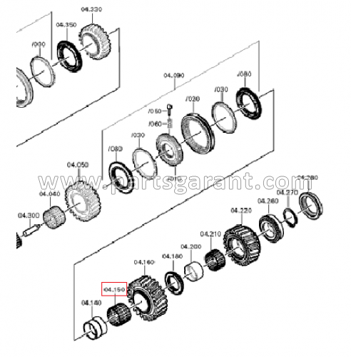 Needle bearing for Daf XF105 gearbox