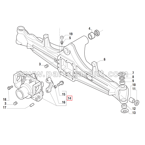 Differential housing