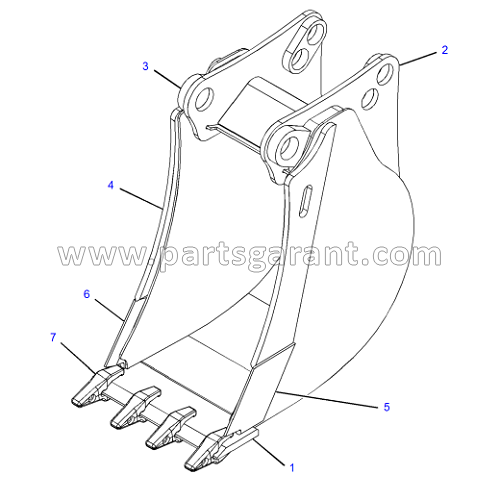 Bucket (458 mm) Caterpillar 434E